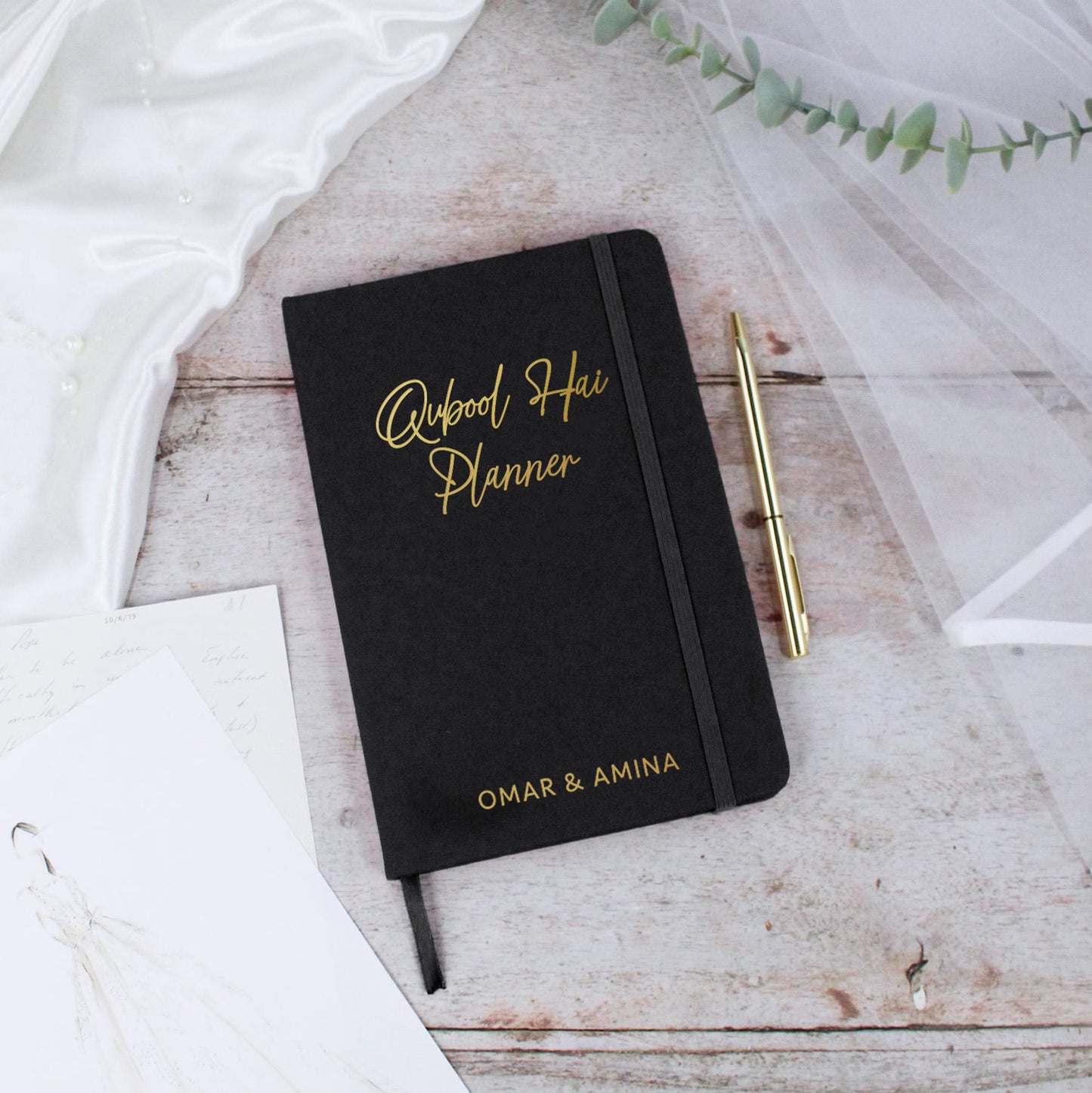 Personalised A5 Lined Quabool Hai Planner