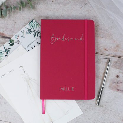 Personalised Bride to Be A5 Lined Wedding Planner