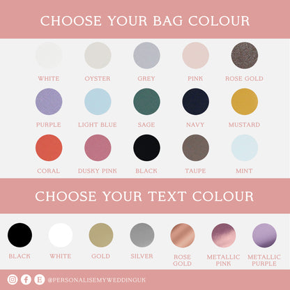 Personalised PU Leather Mrs Clutch Bag with Wedding Date