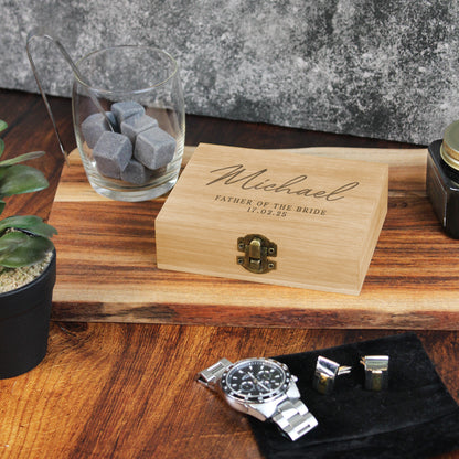 Personalised Groomsman Whiskey Stones