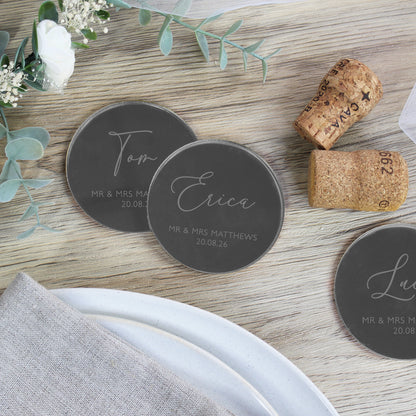 Personalised Acrylic Table Place Names
